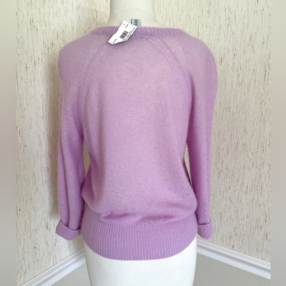 PRICE DROP! Autumn cashmere Lightweight Blouson Sleeve Raglan Crew Size L✨NWT✨ - Picture 6 of 11